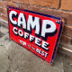 Camp Coffee  - Everyone One own business - Metal Vintage Wall Sign