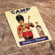 Camp Coffee - Metal Advertising Wall Sign