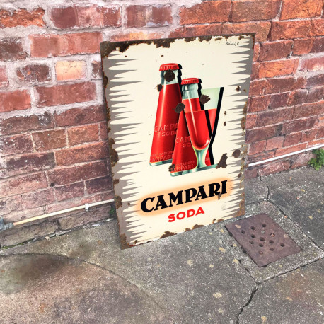 campari soda  - Metal Advertising Wall Sign