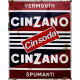 Cinzano Vermouth Metal Sign Plaque