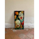 Circus 2 Clown Shouting   Metal Wall Sign