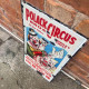 Circus Clowns Poster  Metal Wall Sign