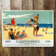 Cleethorpes It&#039;s Quicker By Rail British Railways - Metal Travel Wall Sign