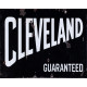 Cleveland Guaranteed Metal Sign Plaque