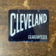 Cleveland Guaranteed Metal Sign Plaque