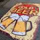 Cold Beer Cheers Pints  - Metal Vintage Wall Sign