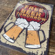 Cold Beer Cheers Pints  - Metal Vintage Wall Sign