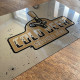 Cold Beer Mirror  - Pub BAr Mirroed Metal Wall Sign