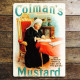 Colmans Mustard Queen - Metal Advertising Wall Sign