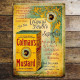 Colmans Mustard Superfine - Metal Advertising Wall Sign