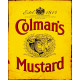 Colmans Mustard Yellow - Metal Advertising Wall Sign