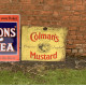 Colmans Mustard- Metal Advertising Wall Sign