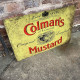 Colmans Mustard- Metal Advertising Wall Sign