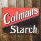 Colmans Starch - Metal Advertising Wall Sign