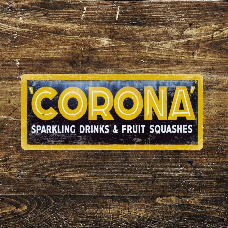 Corona Sparkling Drink - Metal Advertising Wall Sign