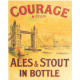 Courage Ale &amp; Stout- Metal Advertising Wall Sign