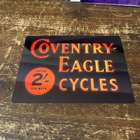 Coventry Eagle Cycles Bike Sign - Metal Wall Sign