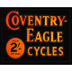 Coventry Eagle Cycles Bike Sign - Metal Wall Sign