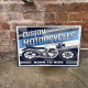 Custom motorcycle Motorbike garage - Metal Retro Wall Sign