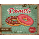 Donuts retro best choice - Metal Vintage Wall Sign