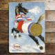 Esso Motor Oil Horse- Metal Advertising Wall Sign