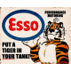 Esso Put a Tiger in Your Tank Preformance Motoring  - Metal Advertising Wall Sign