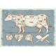 Farmhouse kitchen - Butchers Cuts Of Cow Beef Metal Sign Plaque