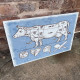 Farmhouse kitchen - Butchers Cuts Of Cow Beef Metal Sign Plaque