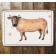 Farmhouse kitchen Butcher Cuts Of Cow Beef Metal Sign Plaque