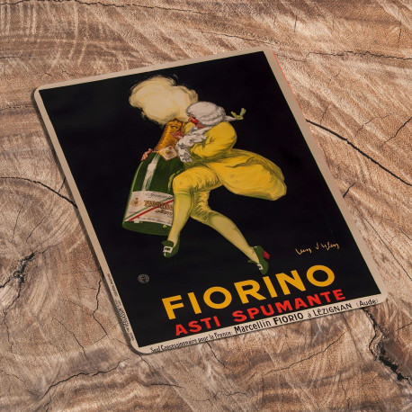 Fiorino Asti Spumante - Metal Advertising Wall Sign