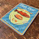 Fish Bar Steak House Meat -  Metal Sign Plaque