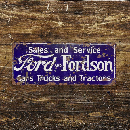 Ford Fordson Service -  Metal Wall Sign