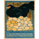 French Hen Chicken World War - Metal Propaganda Wall Sign