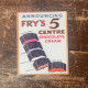 Frys 5 Centre Cocoa &amp; Chocolates - Metal Advertising Wall Sign