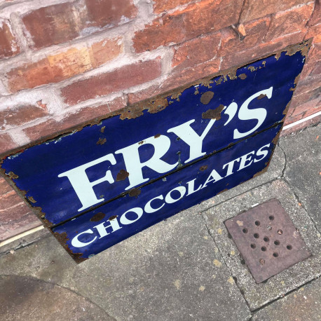 Frys Chocolate- Metal Advertising Wall Sign