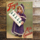 Frys milk chocolate five boys - Metal Advertising Wall Sign