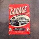 Garage Mechanic On Duty - Metal Retro Wall Sign