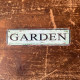 Garden Door Sign - Metal Art Wall Sign