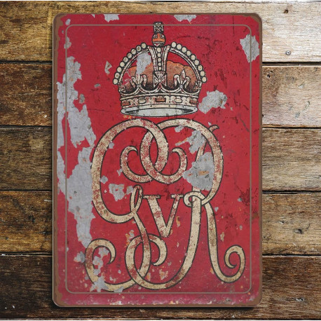 George V Royal - Metal Vintage style Advertising  Metal Sign Plaque