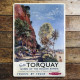 Go To Torquay Queen Of The English Riviera Britsish Railways - Metal Travel Wall Sign