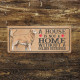 golden retriever dog  Dog Metal Sign Plaque - A House Is Not a ome without a