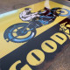 Good Year Tyres Motorbike - Metal Advertising Wall Sign