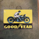 Good Year Tyres Motorbike - Metal Advertising Wall Sign