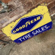 Good Year Tyres Sales Motorbike - Metal Advertising Wall Sign