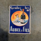 Goutez les Aubel and Fils - Metal Advertising Wall Sign