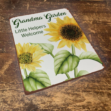 Grandma Garden - Metal Advertising Wall Sign