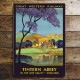 Great Western RailWay Tintern Abbey - Metal Travel Wall Sign