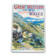 Great Western Wales Britsish Railways - Metal Travel Wall Sign