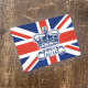 Grunge British With Crown - Metal Advertising Wall Sign (1)