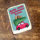 Holly Jolly Christmas tree - Metal Vintage Wall Sign